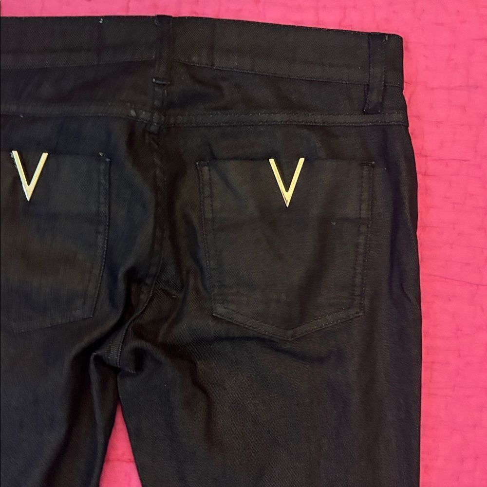 Valentino Dark Denim Jeans, US4 - Picture 6 of 8
